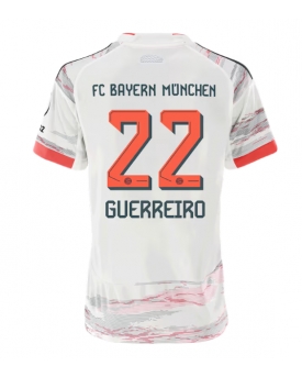 Billige Fotballdrakt Bayern Munich Raphael Guerreiro #22 Replika Bortedrakt Dame 2025-26 Kortermet Billige Fotballdrakt Bayern Munich Raphael Guerreiro #22 Replika Bortedrakt Dame 2025-26 Kortermet